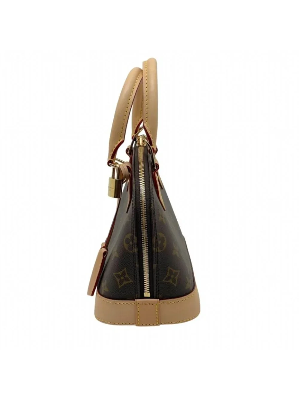Louis Vuitton Alma BB Monogram Shoulder Bag Canvas